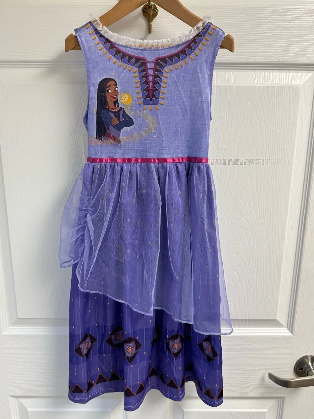 Wish Asha Star And Purple Girls' Storybook Princess Costume Dress Halloween 6